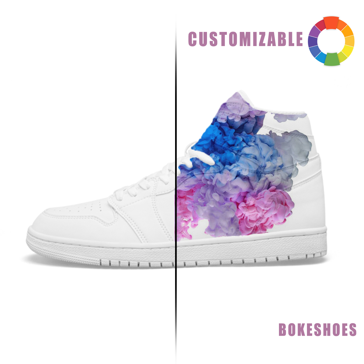 Mid-top athletic anti-slip casual shoes