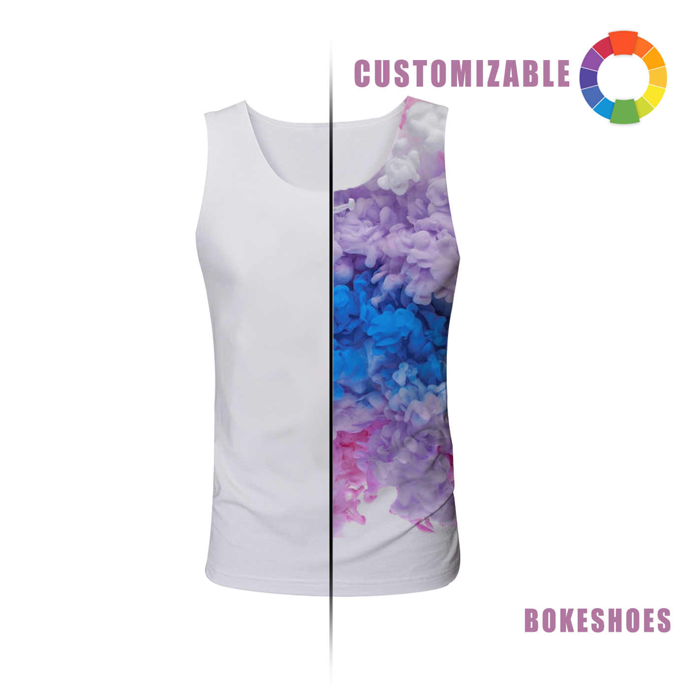 A vest with customizable patterns