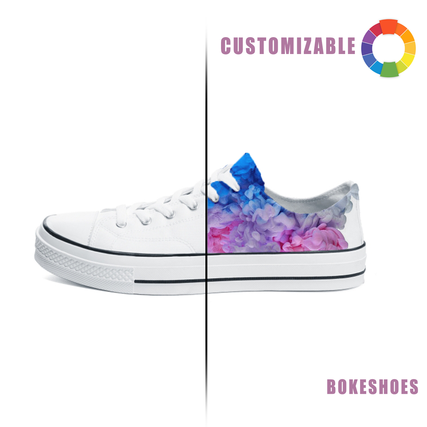 Design Your Own Classic, retro and durable canvas shoes