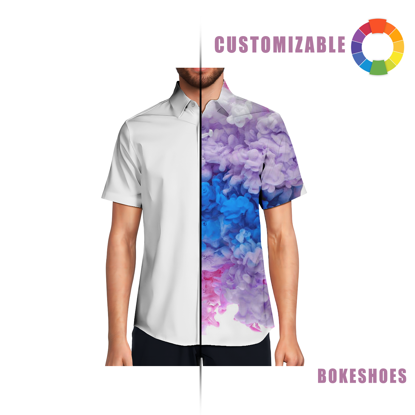 Design Your Own Slim-fit and breathable men's shirt