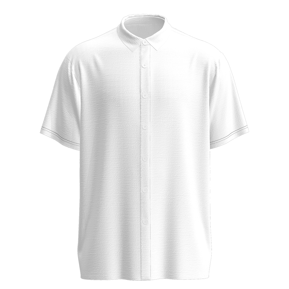 Design Your Own Oversized short - sleeved linen shirt