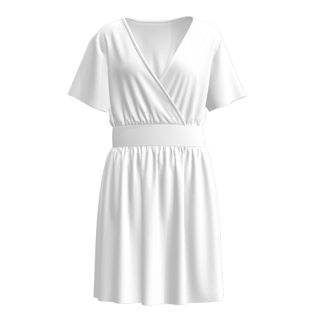 Design Your Own V-neck body-contouring waist-cinching dress