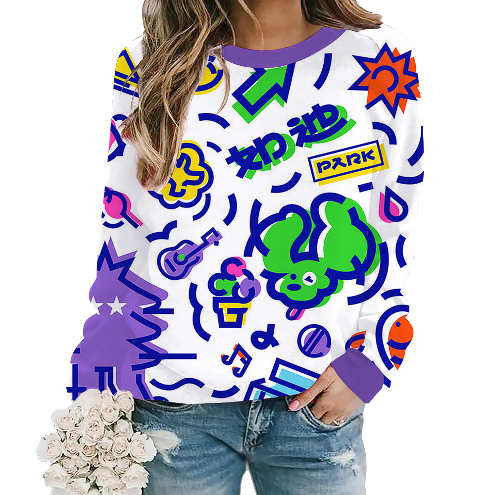 Design Your Own Soft Touch Long Sleeve Round Neck sweatshirt