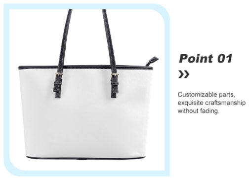 Design Your Own Custom Vintage Genuine Leather Tote Shoulder Bag for Women