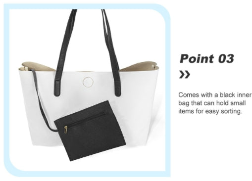 Leather multifunctional hand-held shopping bags