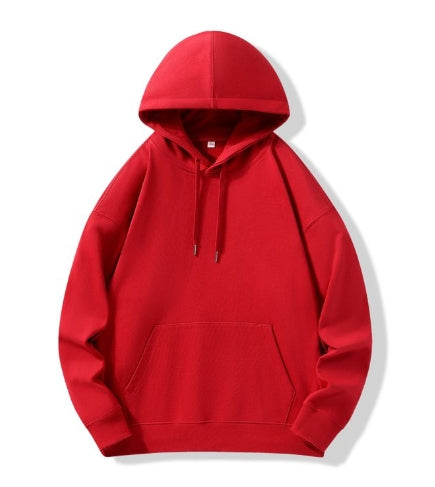 Casual Cotton Hooded Collar Drawstring Hoodies Pullover Sweatshirts Casual Long Sleeve Shirts