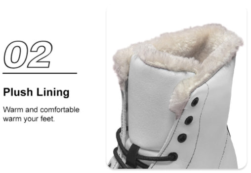Custom Long Leather Boots with Fleece Lining – Design Your Own Customshoes