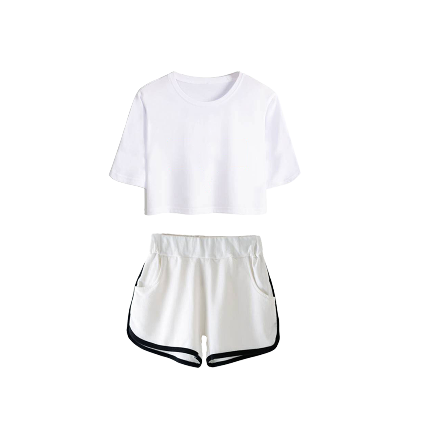 Design Your Own Slim-fit cropped short-sleeved suit