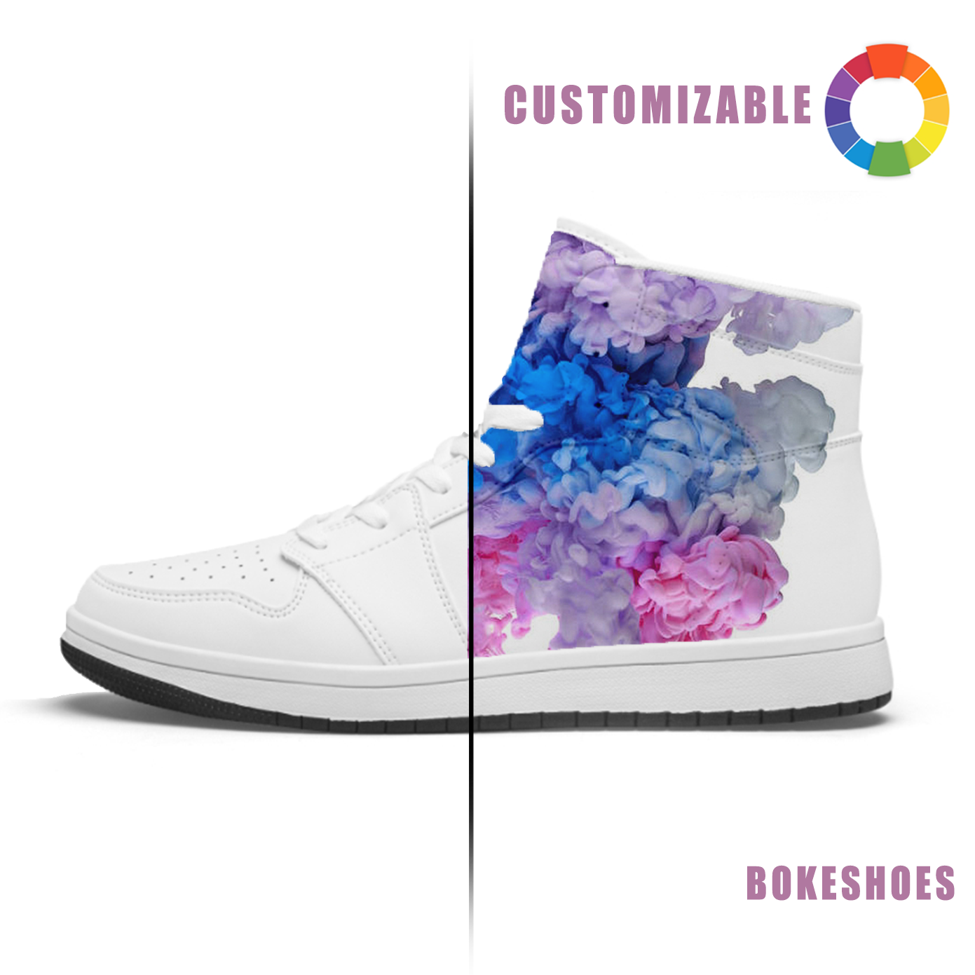 Custom Breathable High-Top Casual Sports Shoes – Design Your Own Customshoes