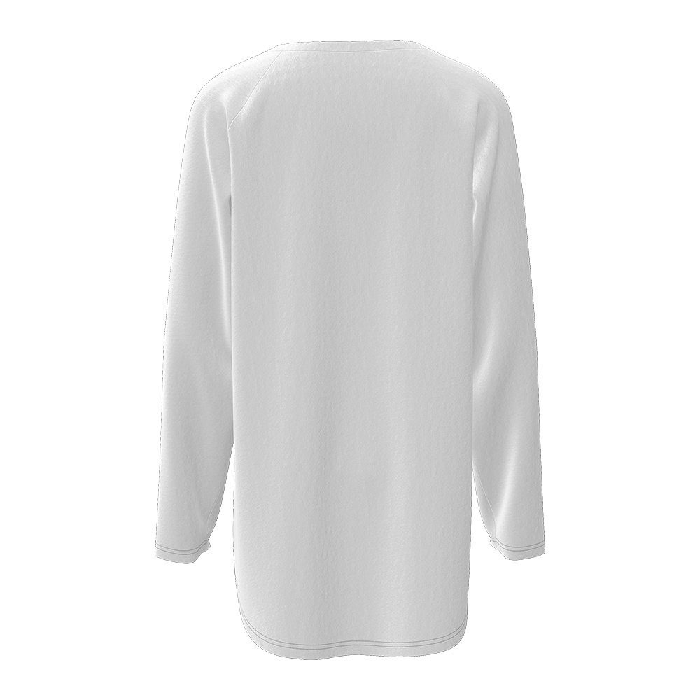 Design Your Own Men’s/Women’s White Long Sleeve Crew Neck T-Shirt