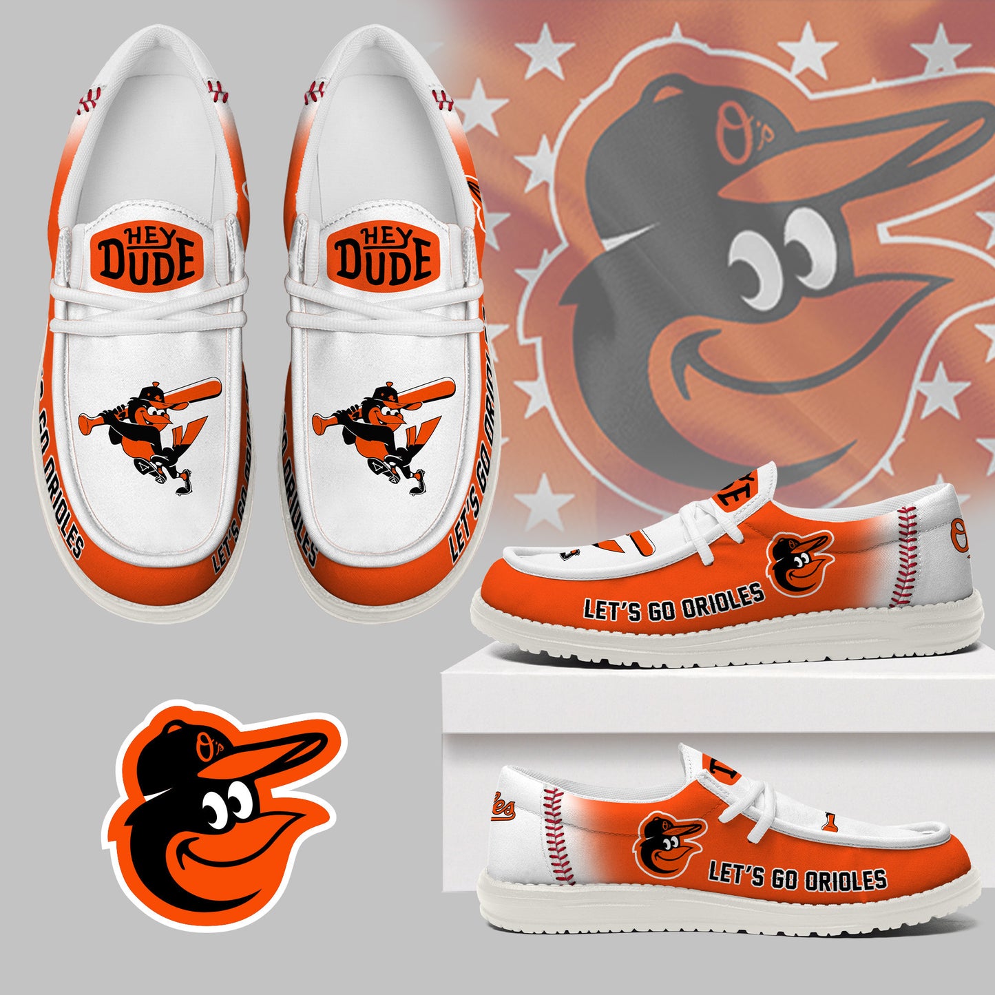 Baltimore Orioles | MLB Theme Light Casual Shoes (AZ97)