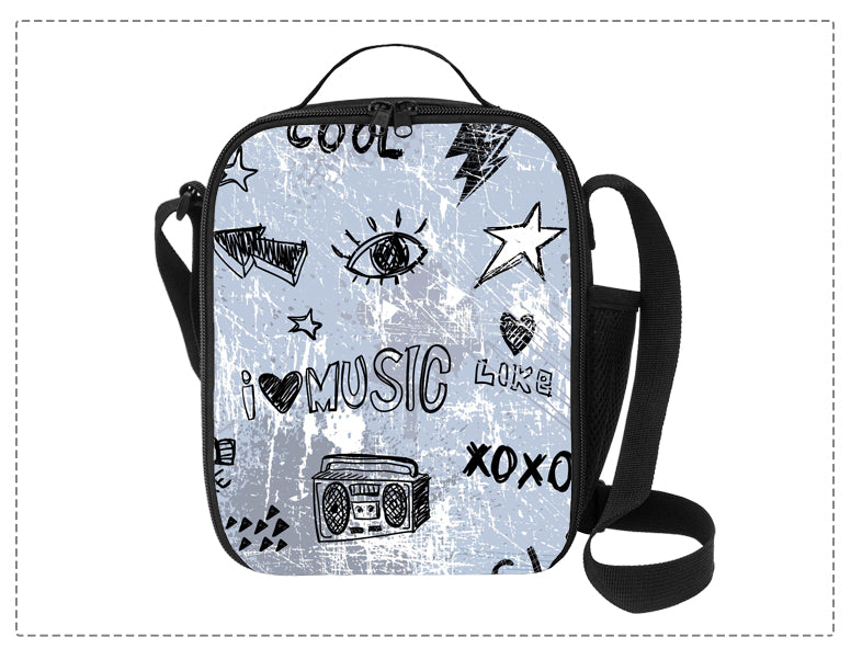 Design Your Own Square large-capacity lunch bag