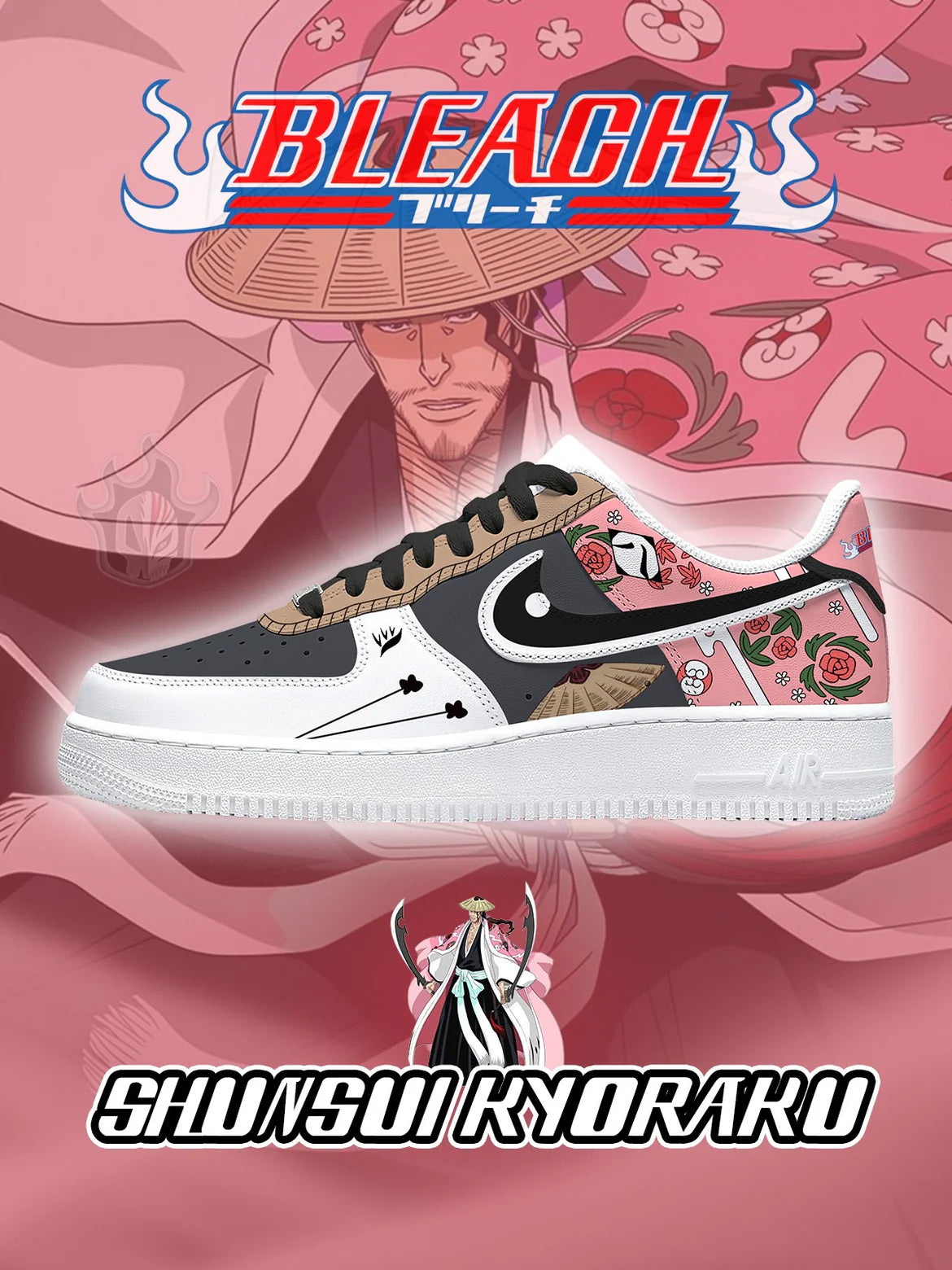 (In Stock)Bleach Series-5 Air Force Low - Top Shoes