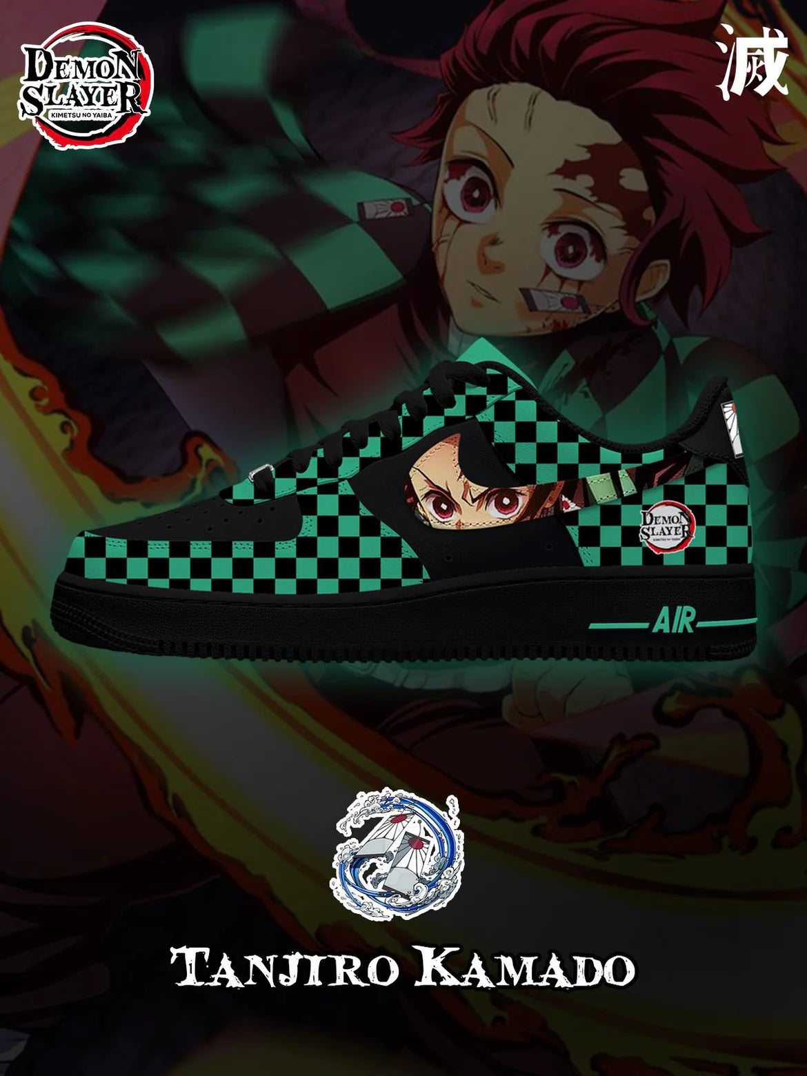 Demon Slayer Series-1 Custom Low-Top Sneakers