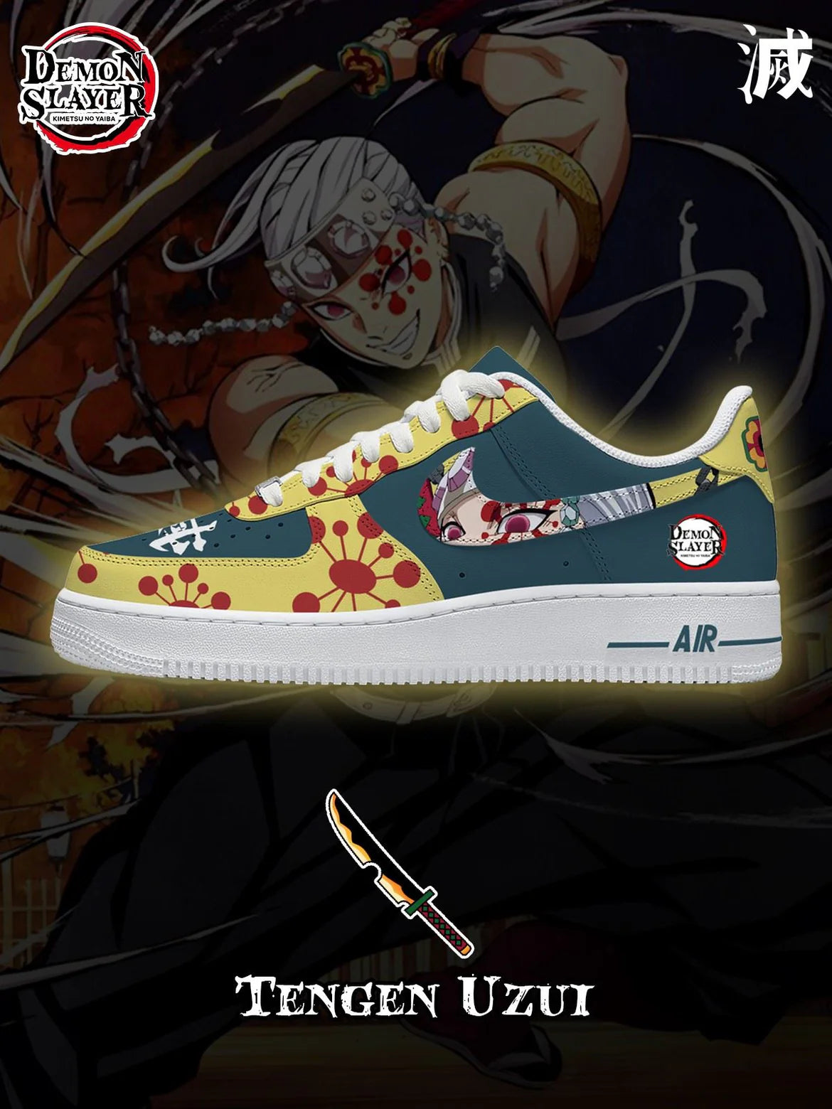 Demon Slayer Series-1 Custom Low-Top Sneakers