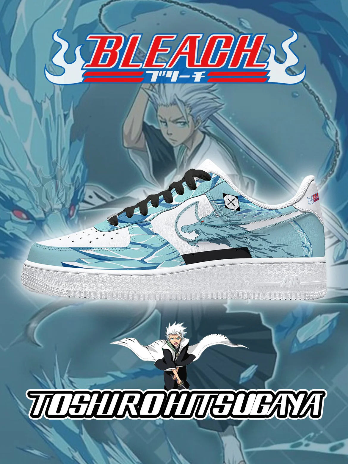 (In Stock)Bleach Series-5 Air Force Low - Top Shoes