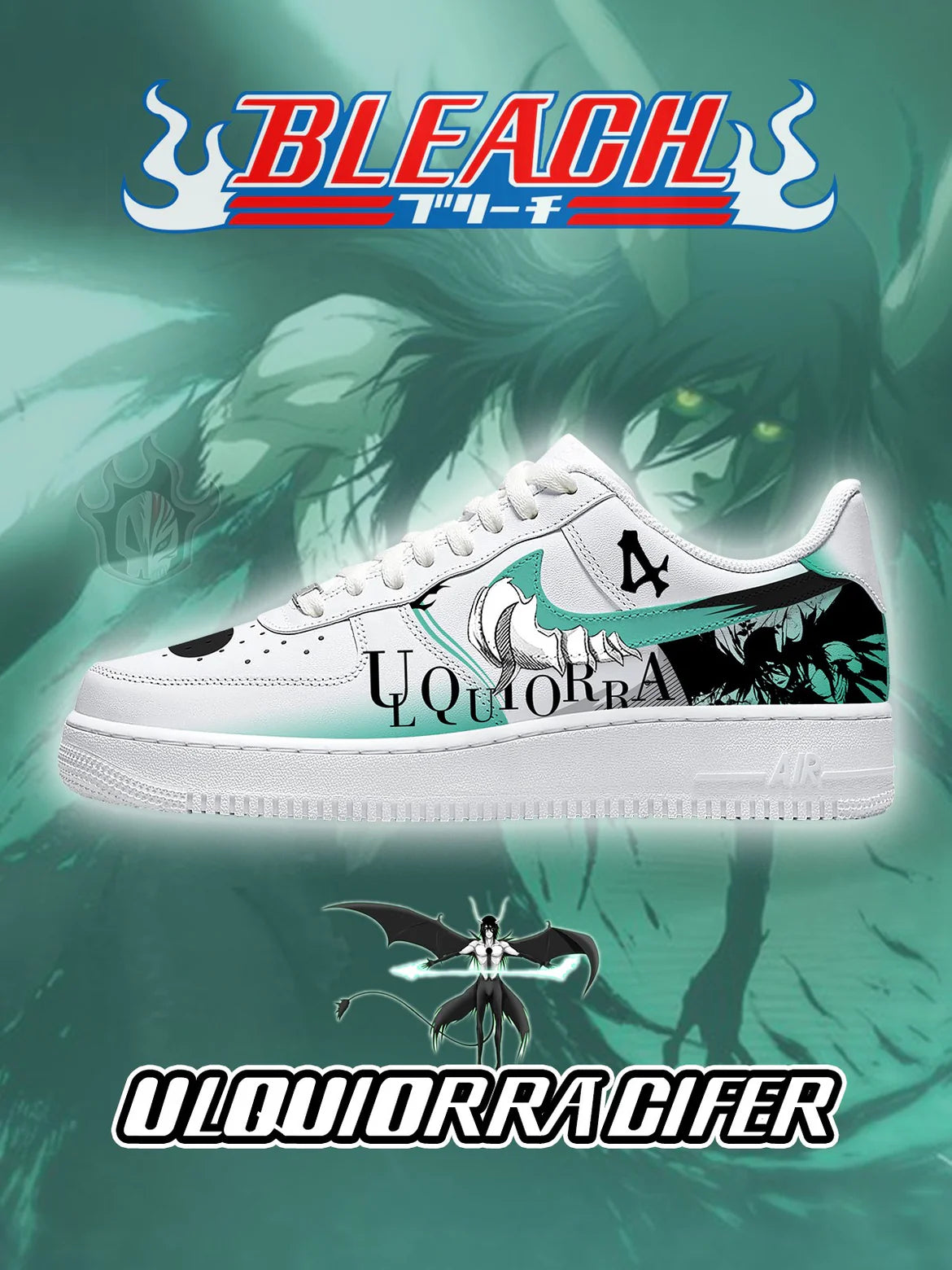 (In Stock)Bleach Series-7 Air Force Low - Top Shoes
