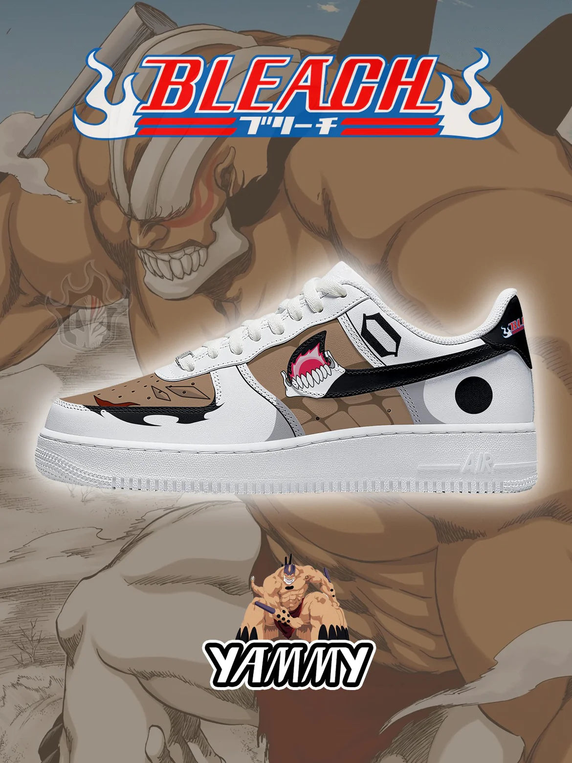 (In Stock)Bleach Series-7 Air Force Low - Top Shoes