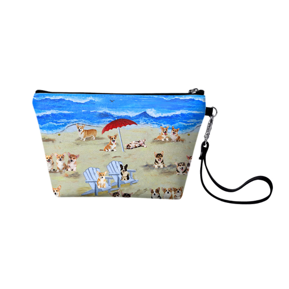 Design Your Own Waterproof Handheld Zipper Makeup Bag