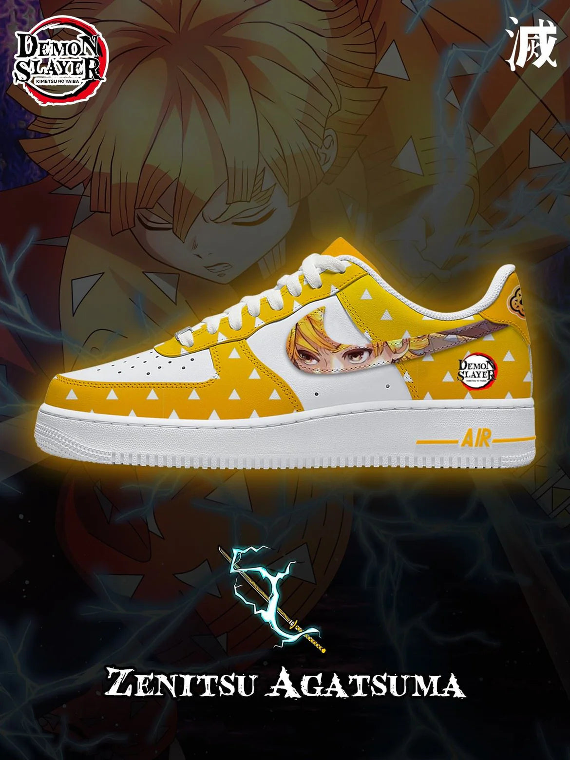 Demon Slayer Series-1 Custom Low-Top Sneakers