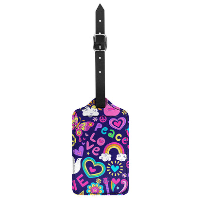 The customized pattern of the luggage tag