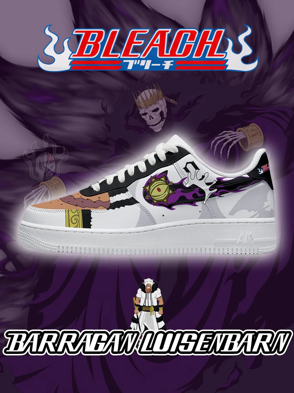 （In Stock）Bleach Series-2 Air Force Low - Top Shoes