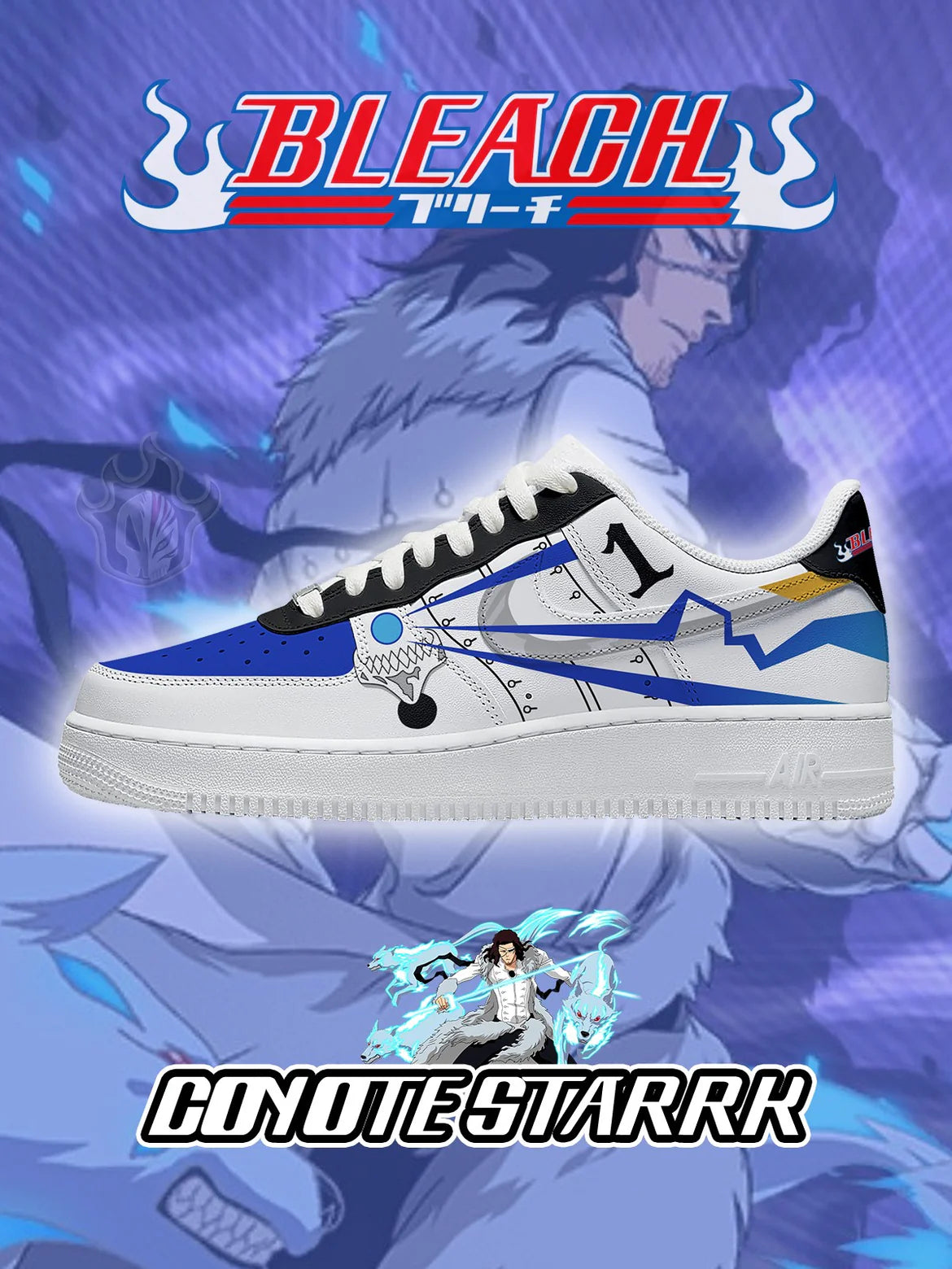 （In Stock）Bleach Series-2 Air Force Low - Top Shoes