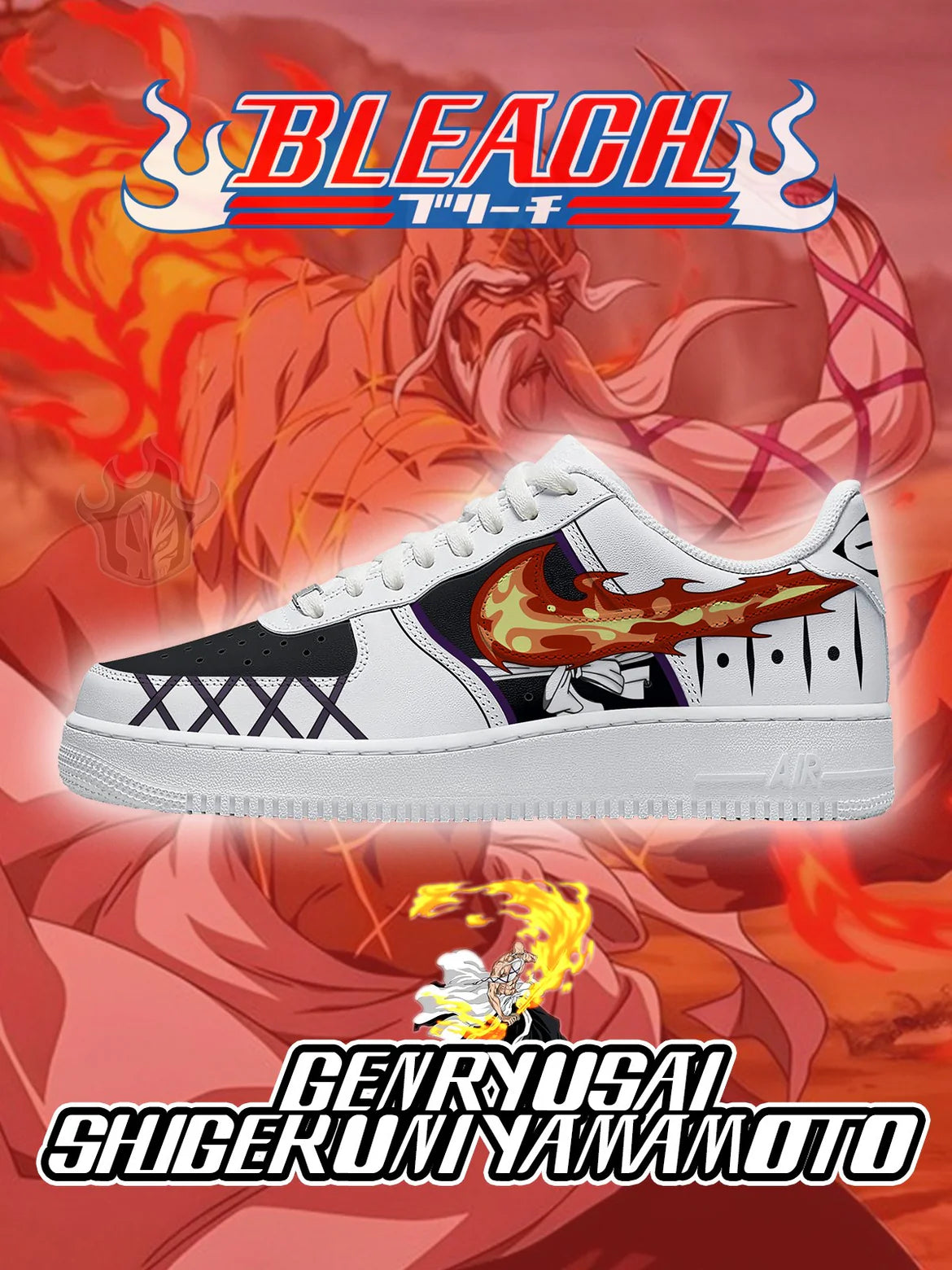 （In Stock）Bleach Series-2 Air Force Low - Top Shoes