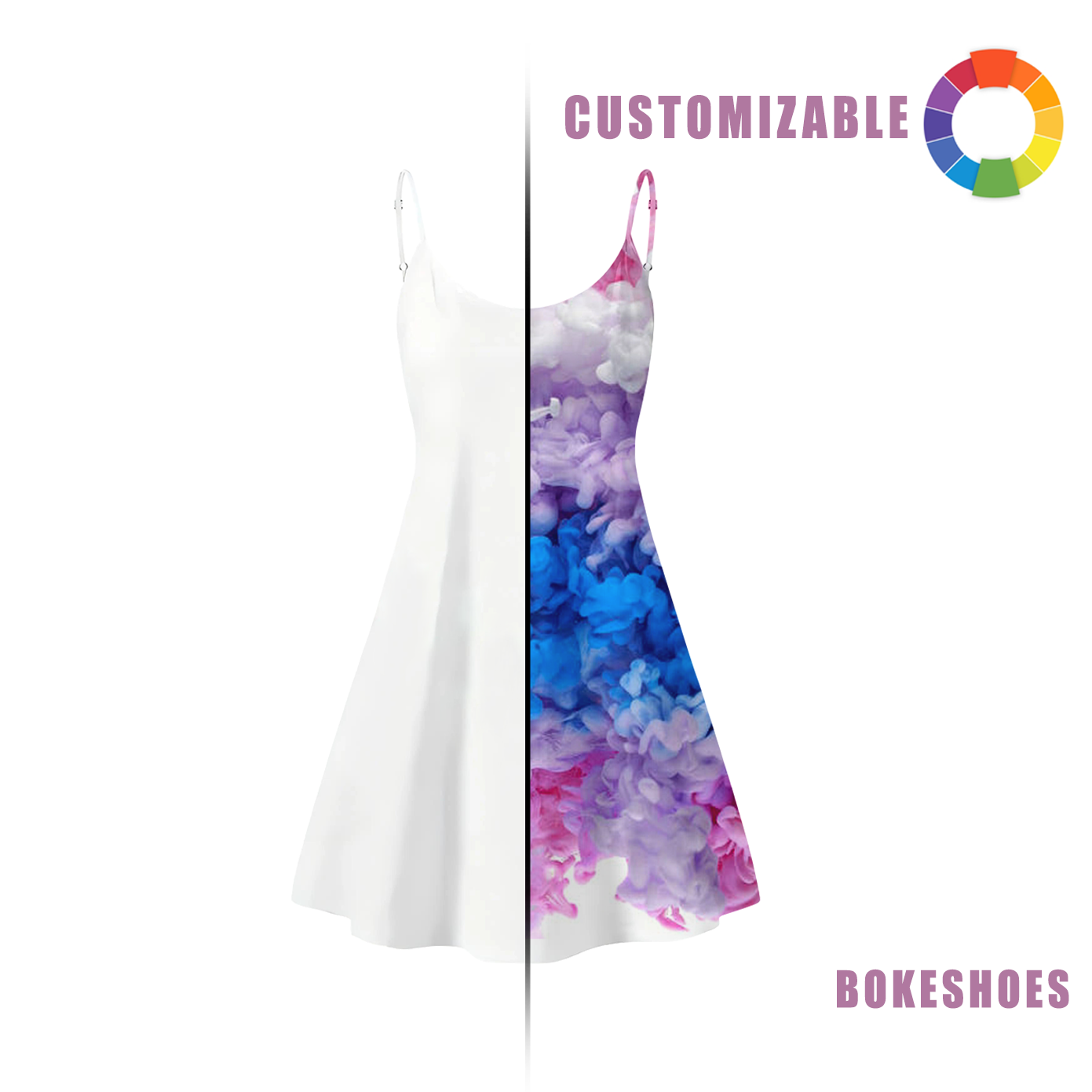 Design Your Own Ladies' elegant long - style sling dress