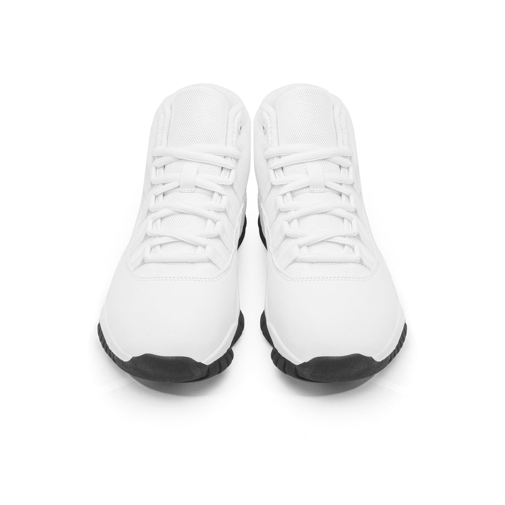 New High - Top Retro Basketball Shoes with 4 Webbing Straps