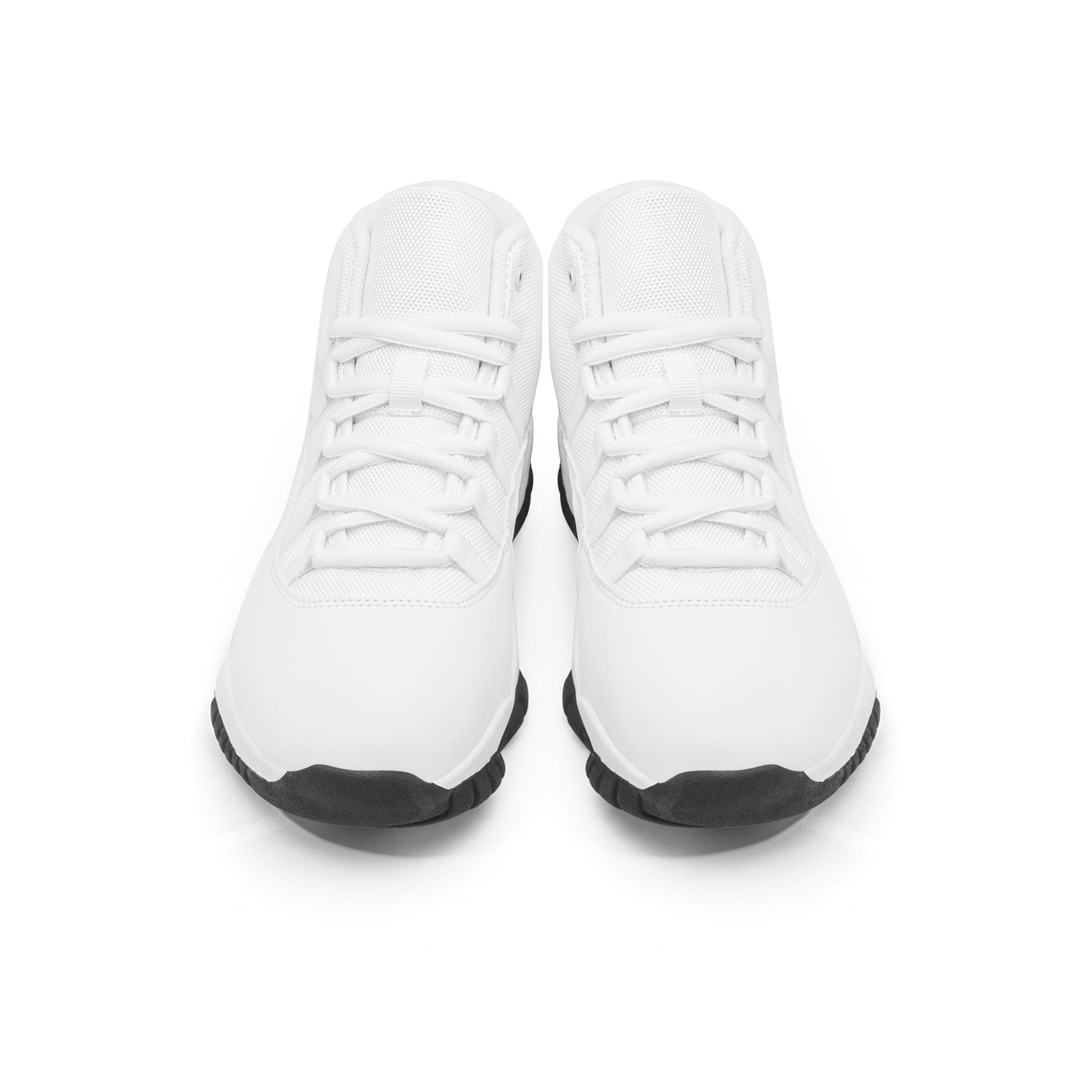 New High - Top Retro Basketball Shoes with 4 Webbing Straps