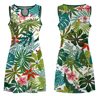 Design Your Own Women’s Sleeveless White Dress