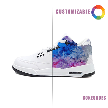 Sports shoes with customizable patterns