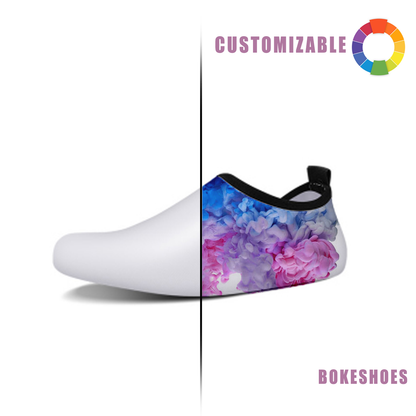 Wading shoes with customizable patterns