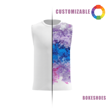 Men's vest with customizable patterns