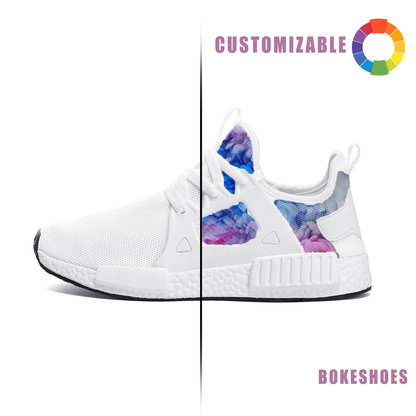 Sports shoes whose patterns can be customized