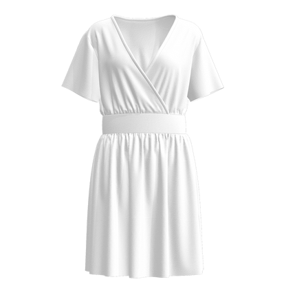 Design Your Own V-neck body-contouring waist-cinching dress