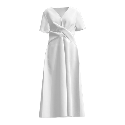 Design Your Own Women's long - style V - neck slimming dress