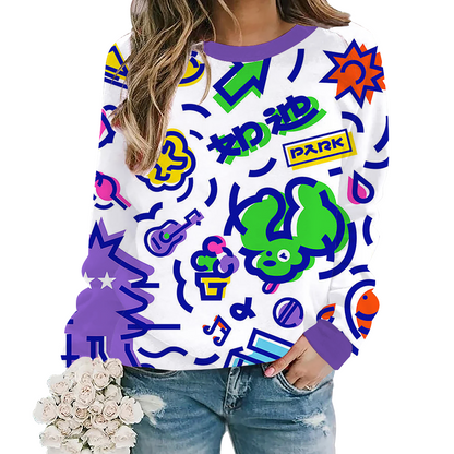 Design Your Own Soft Touch Long Sleeve Round Neck sweatshirt