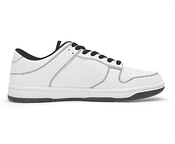 Low-Top Casual Sneakers with Thick Soles and Drawstring Laces – Design Your Own [DUNK LOW]