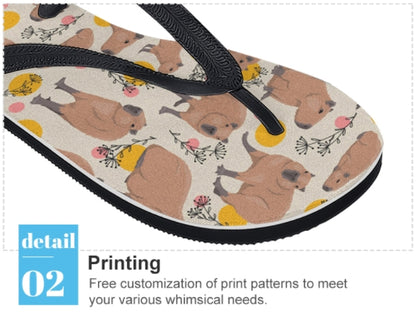 Custom Comfortable Flip Flops Thong Sandals – Design Your Own Customshoes