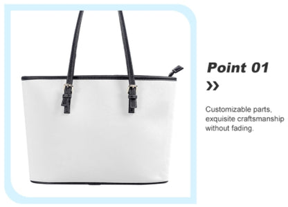 Design Your Own Custom Vintage Genuine Leather Tote Shoulder Bag for Women