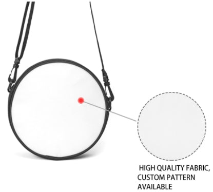 Leather Crossbody Bags for Women Trendy Circle Cross Body Shoulder Bag Designer Round Purses