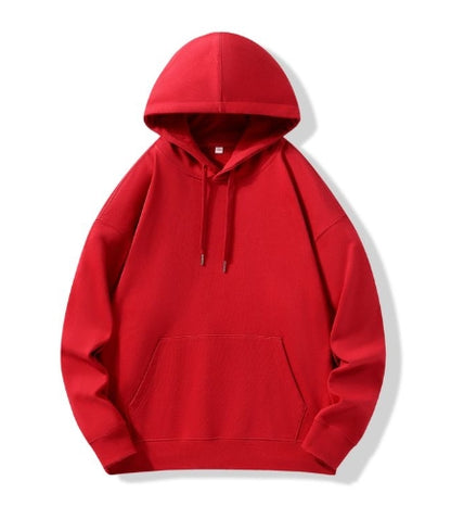 Casual Cotton Hooded Collar Drawstring Hoodies Pullover Sweatshirts Casual Long Sleeve Shirts
