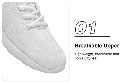 Design Your Own AirBreathe White Lite Sneakers