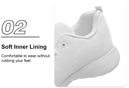 Design Your Own AirBreathe White Lite Sneakers