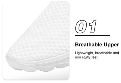 Custom Slip-on Athletic Walking Shoes with Mesh Upper – Design Your Own Customshoes
