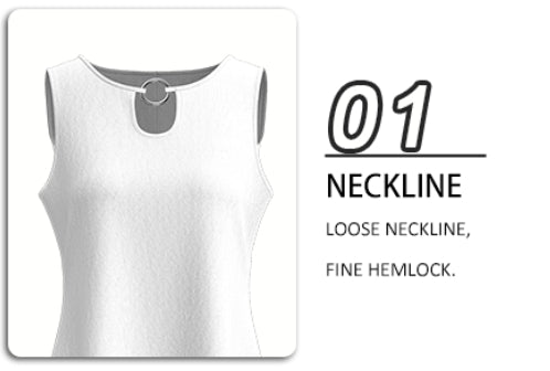 Design Your Own Women’s Sleeveless White Dress