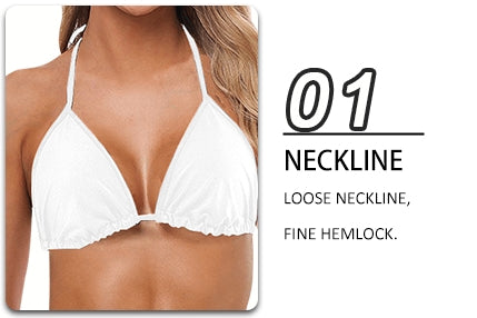 The material of the bikini swimsuit