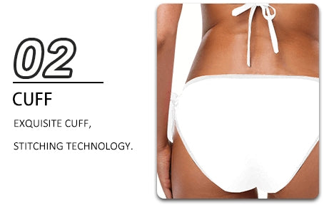 The material of the bikini swimsuit